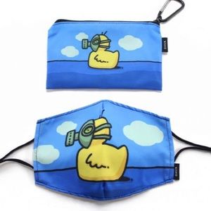 Ed Heck Gas Mask Duck Face Mask w/carrying case